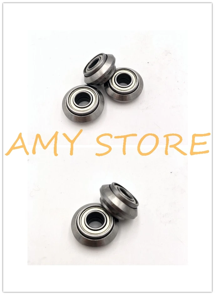 5pcs 6x17.5x8mm Nonstandard F126ZZ Spherical Pulley Flying Bearing Silver Tone Computer Embroidery Machine Accessories Textile