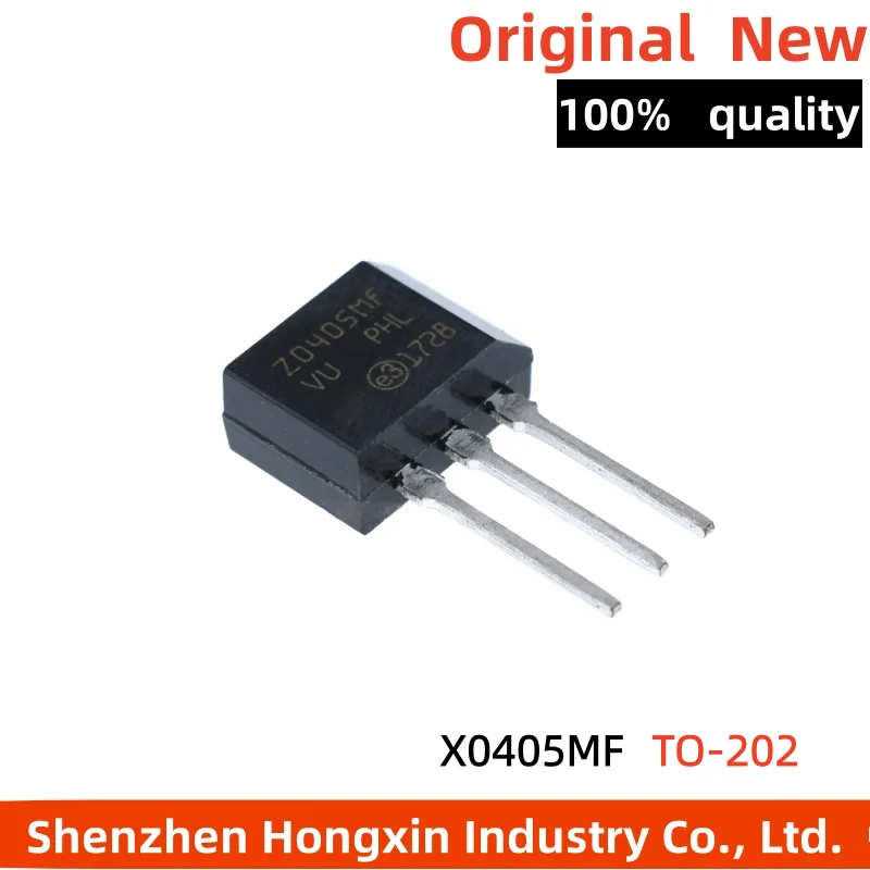 10 pieces X0405MF Through-hole TO-202 4A Triac X0405 Z0405 Transistor