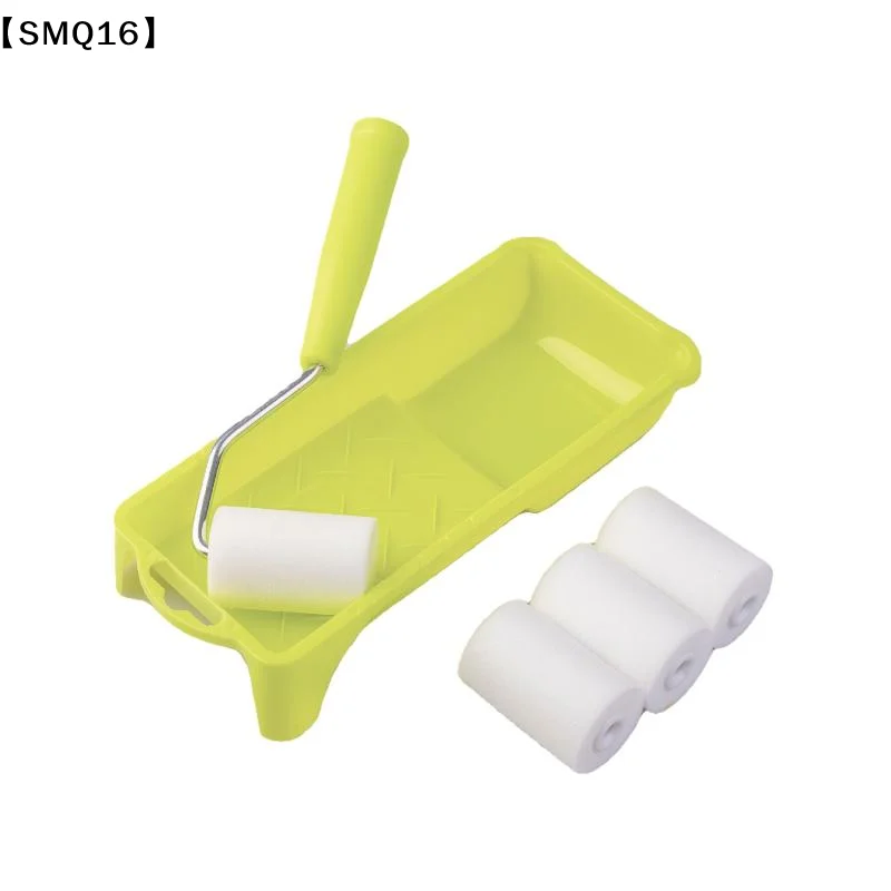6Pcs High-Density Foam Paint Roller Paint Tray Liner 2 Inch Small Paint Roller Kit For Wall Painting Tools【SMQ】