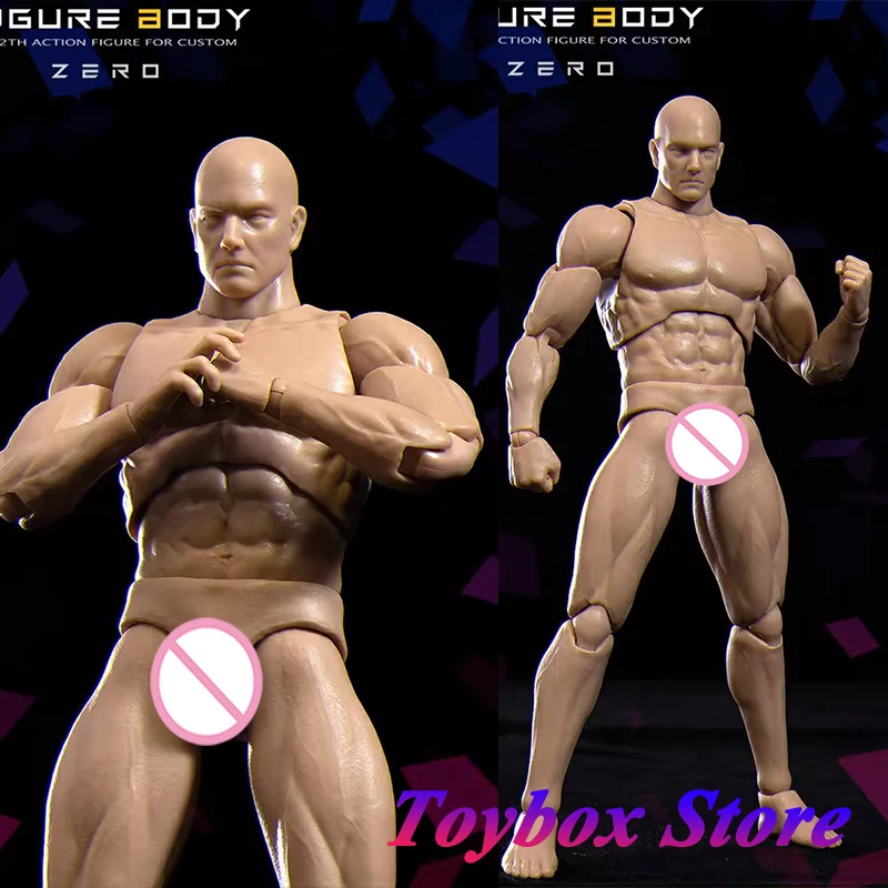 

VTOYS BMS 1/12 Movable Zero Figure Body White Model Painting Muscle Body For 6" Action Figure DIY Decoration Fans Collection