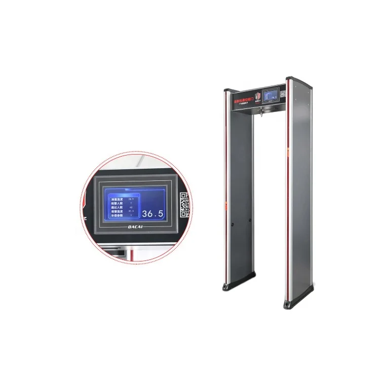 Walk Through Infrared Body Detection Security Temperature Scanner Factory