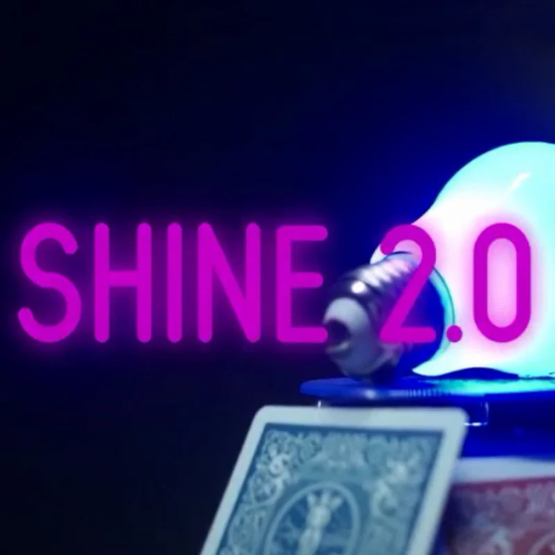 Shine 2.0 Remote Control Stage Magic Tricks Close up Magic Props Illusions Mentalism Gimmick Control The Color of Light In Mind