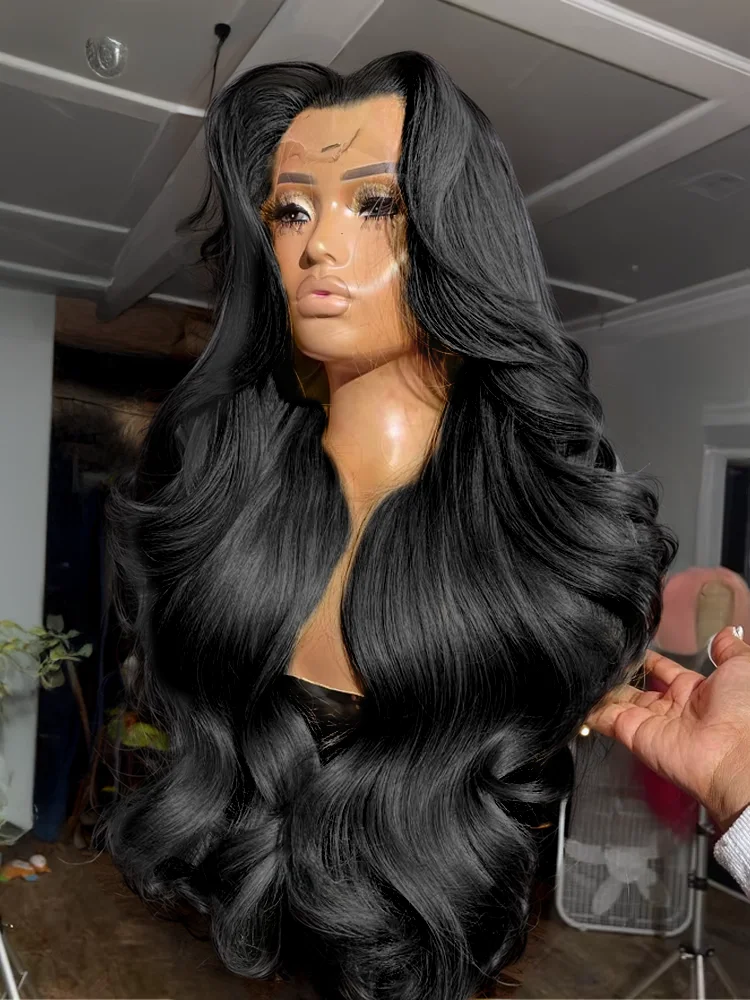 30 40 Inch High Density Body Wave 13x6 HD Transparent Lace Frontal Wig 13x4 Lace Front Human Hair Glueless 5x5 Lace Closure Wigs