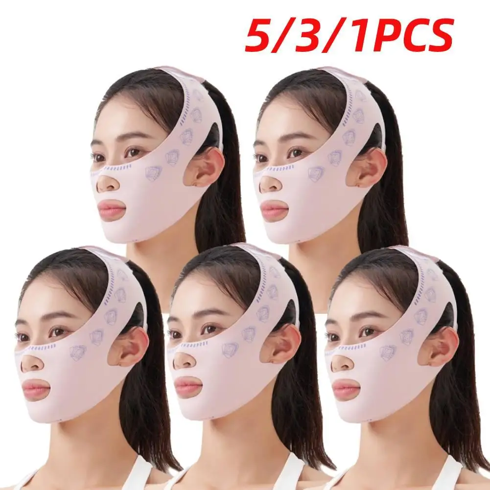 5/3/1PCS New Design Chin Up Mask V Line Shaping Face Masks Face Sculpting Sleep Mask Facial Slimming Strap Face Lifting Belt