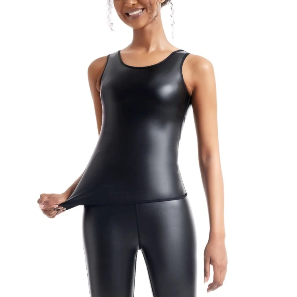 Ladies Elastic Seamless Yoga Tank Top Tummy Control Shaping Vest for Daily Exercise