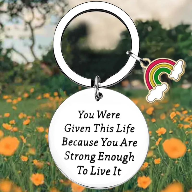Подарочный Брелок для ключей Semicolon, цепочка с подвеской для ключей с изображением психического здоровья, самоубийц, депрессии, знания о прерывании, подарок