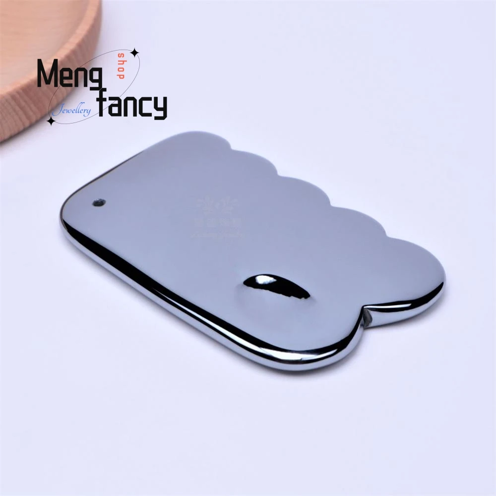 لوح كشط تيراهيرتز من حجر الطاقة الطبيعية متعدد الوظائف سبا رائع وأنيق وبسيط عالي الجودة لتدليك التجميل #4