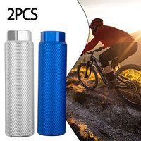1 Pair Bike Pegs Aluminum Alloy Anti Skid  Foot For Bike Fit 3.9 Inch Axles MTB Bike Anti Skid Foot Rests Pegs