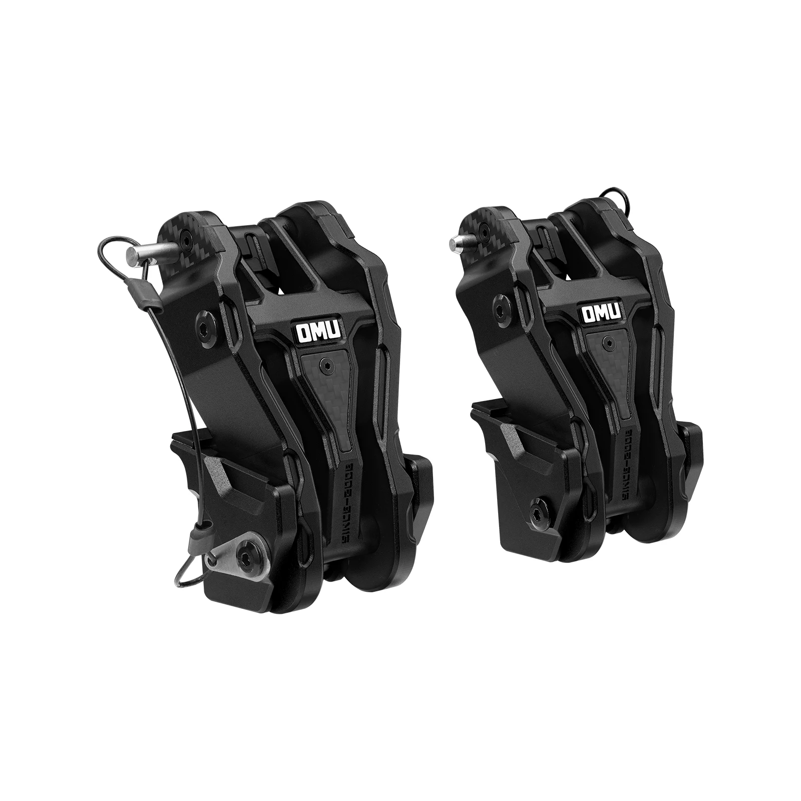 Lantsun OMU005 Car Accessories For Jeep Wrangler JK Hood Catch Set Aluminum Hood Latch Lock Catch Buckle Set