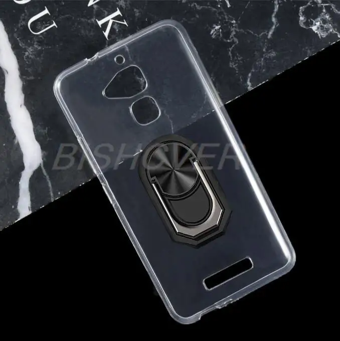 Magnet Phone Cases For Asus Zenfone 3 Max ZC520TL Shockproof Cover On For Asus ZC520TL X008D Case With Ring Holder