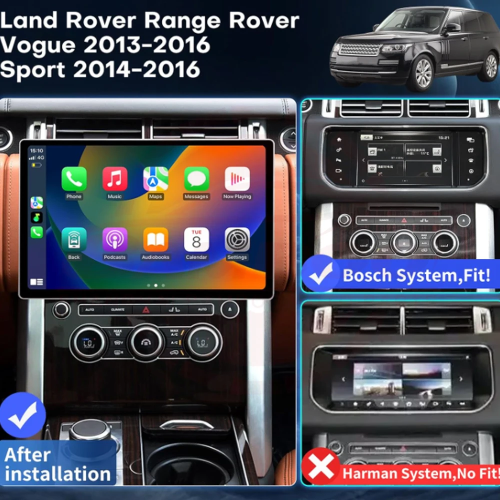 

CS Car Accessories Car Radio Carplay Apple Carplay For Range Rover Vogue 2013-2017