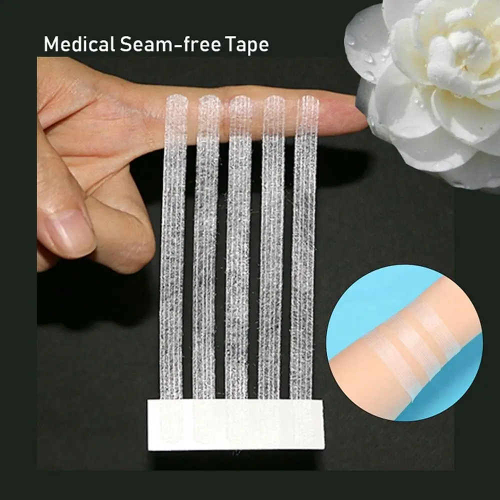 1 Bag Accessories Safety Survival Tool Camping Emergency Skin Wound Strip Surgery Postpartum Beauty Tape Seam-free Sticker