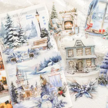 15 stks/1 partij Kawaii Scrapbook Sticker De Klinkt van de Vier Seizoenen Scrapbooking Benodigdheden Planner Decoratieve Briefpapier Sticker