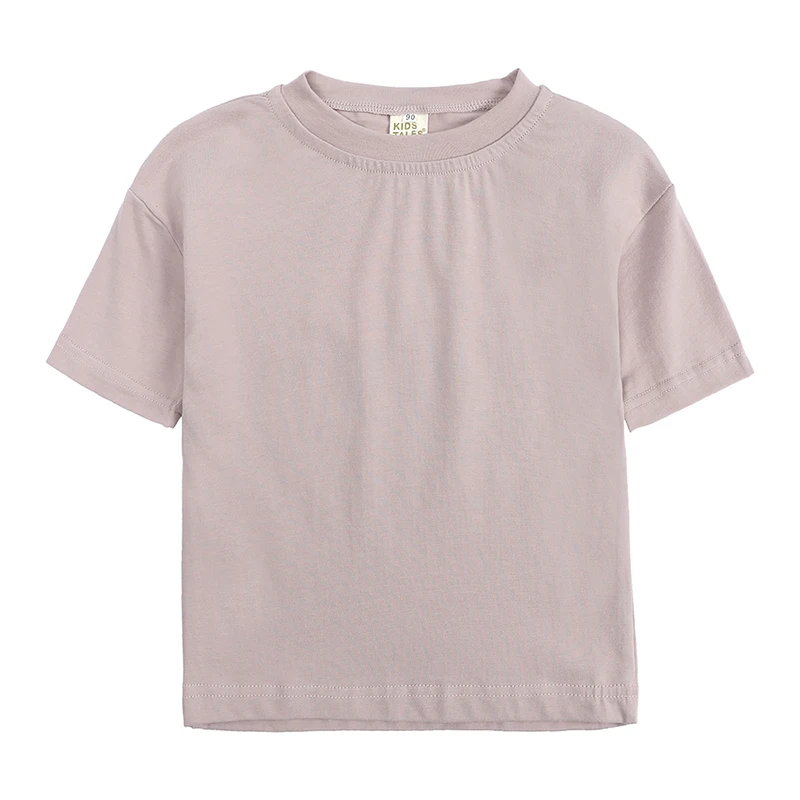 2024 sommer Infant Kinder Tank Weste Solide Baumwolle Ärmellose Jungen Mädchen T-shirt Kinder Outfits Top Kleidung Für Kleinkind Baby Tees – Detail 9