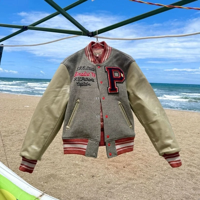 

Оригинальная зимняя утепленная бейсбольная куртка SUDA Sle976 из искусственной кожи с хлопковыми рукавами, верхняя одежда для мужчин и женщин