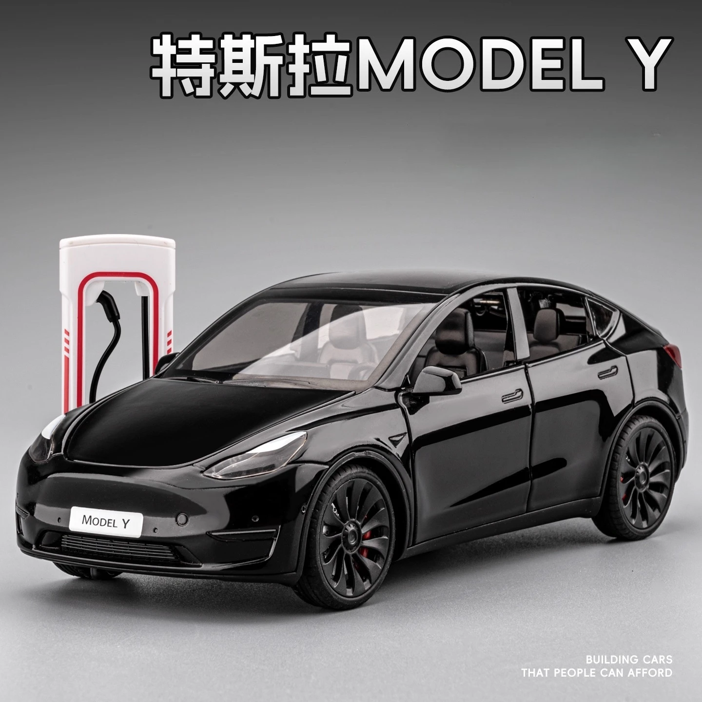 

1/24. Tesla modely alloy simulation new energy vehicle model/Ornament/boy/toy car/gift/collection/foam packaging fast delivery