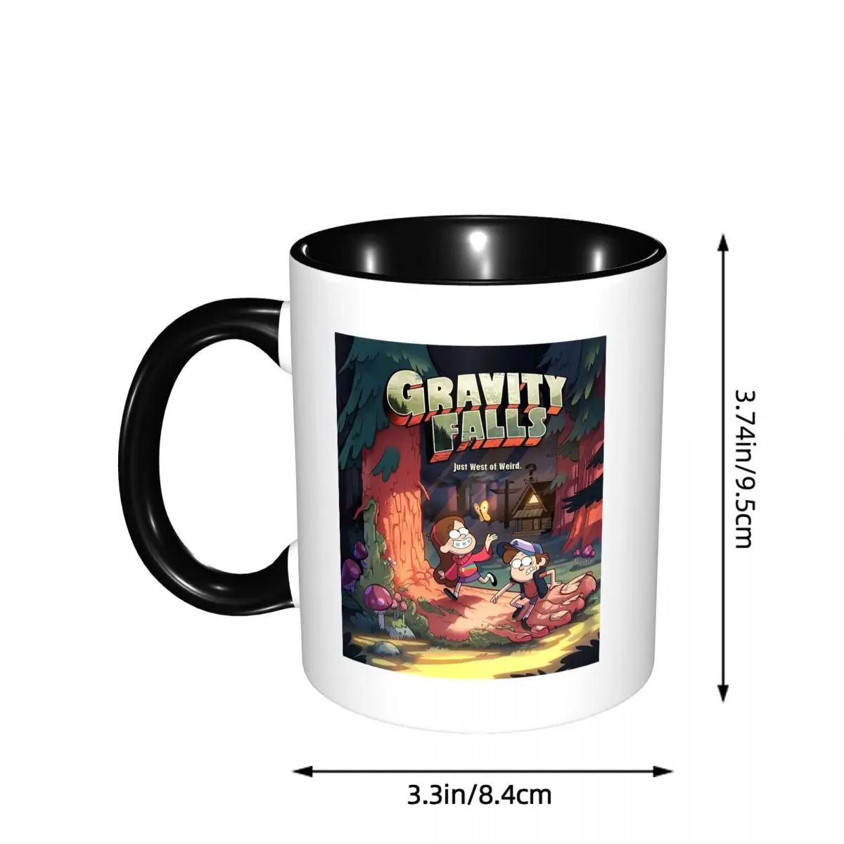 Gravitys Falls Mug Funny Ceramic Coffee Cups Tea Mugs Milk Cup Drinkware Gift for Woman Man