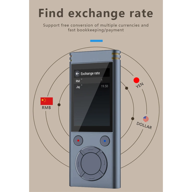 intelligence C3 Voice Translation Multi-language translation Multi-language overseas travel Touch screen voice photo translator