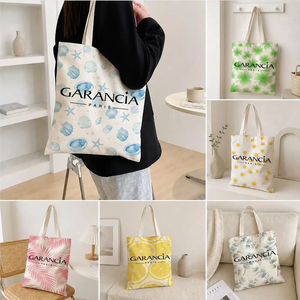 Trendy Designer Print Canvas Tote Bag beauty Garancia Storage Bags Street Style Shoulder Bag Outfit Accessory Shopping Handbag