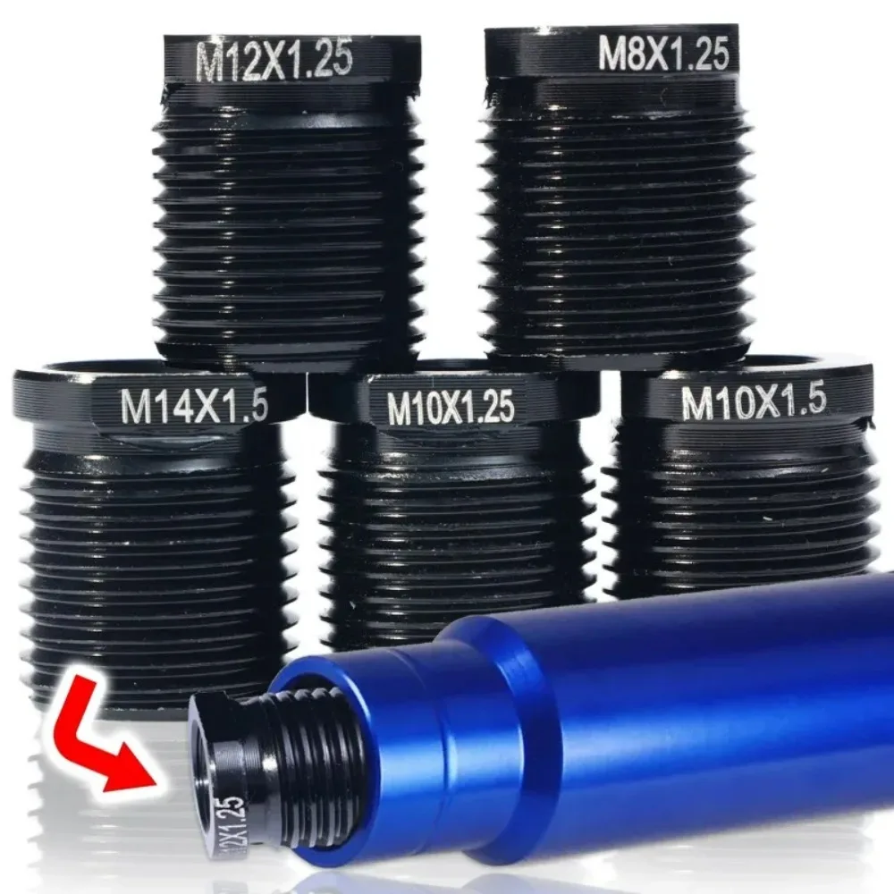 Gear Shift Knob Adapter Aluminum Alloy Auto Shifter Converter Car Interior Accessories M8 M10 M12 M14 Thread Modification Parts