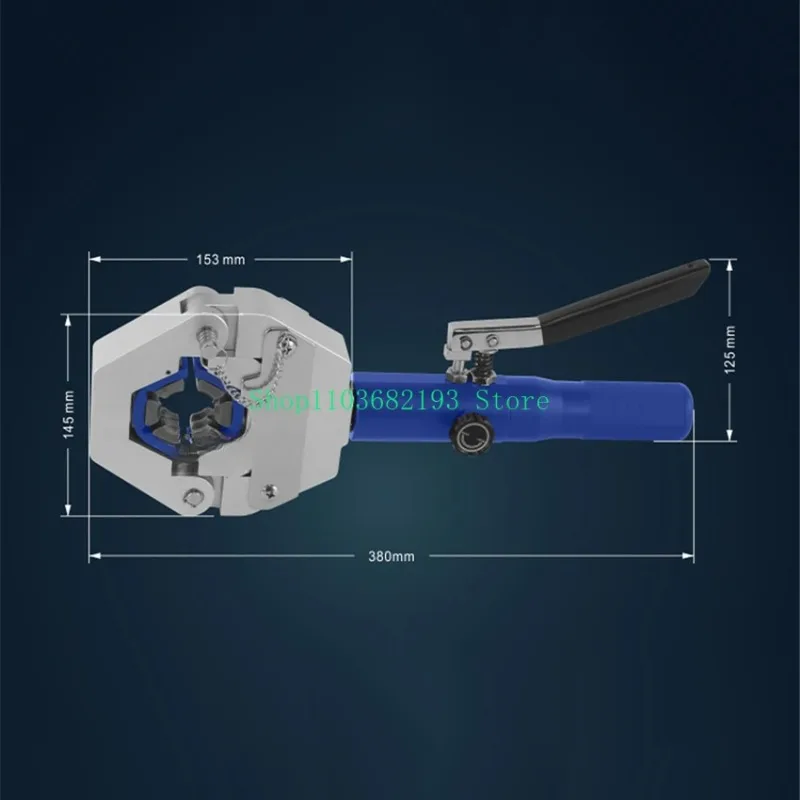 FS-7842 Portable Hydraulic Hose Crimping Tool Manual Hose Crimper Kit 8T Hydra-Crimper Automotive Air Conditioning Maintenance