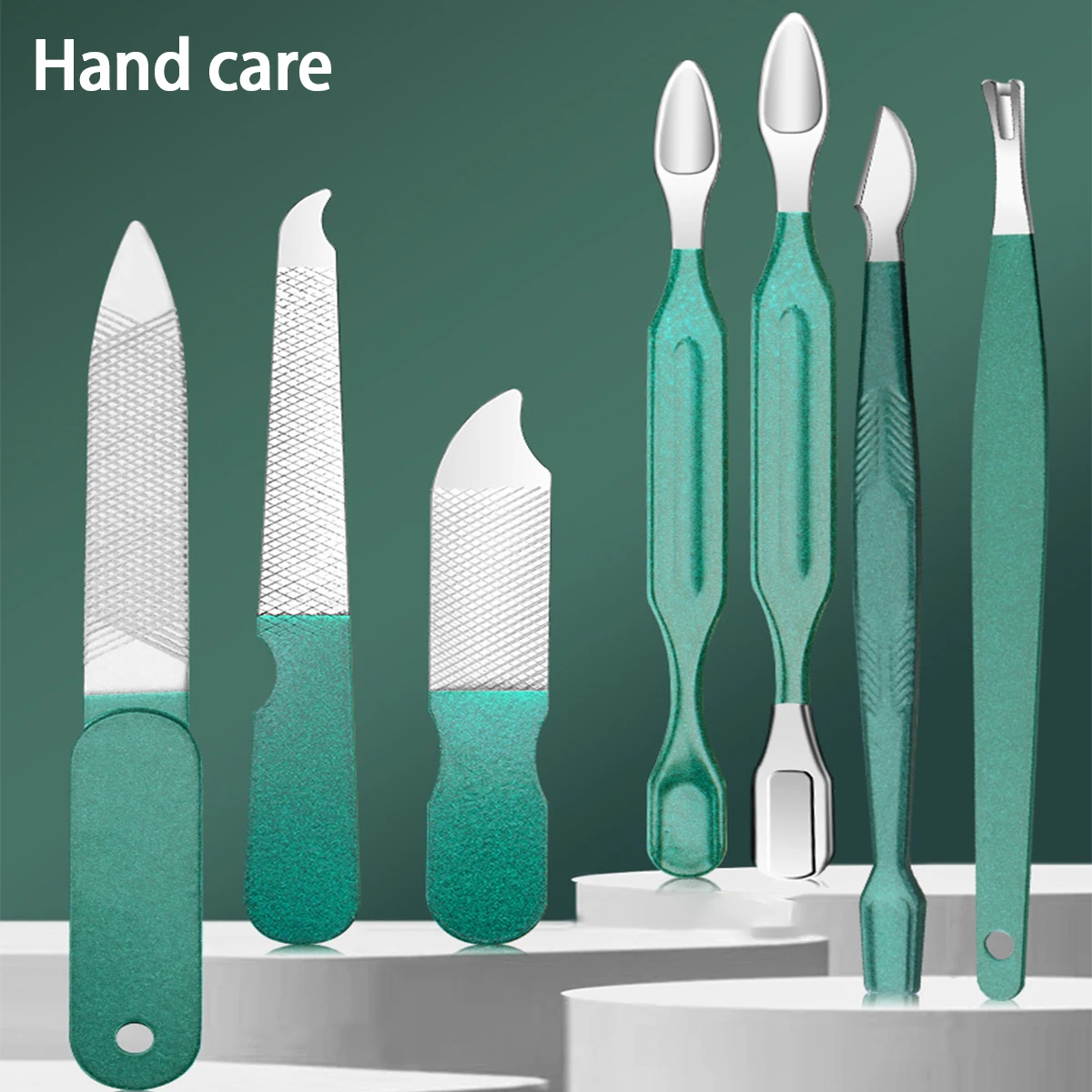 [7-35 pièces Kit de soin des ongles] Kit de soin des ongles en acier inoxydable avec étui de voyage portable ensemble de manucure avec coupe-ongles, ciseaux à cuticules