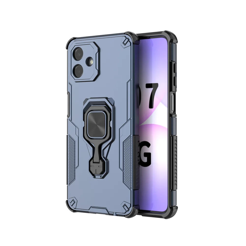 For Samsung Galaxy A07 5G Fusion Ring Armor Phone Case For Samsung GalaxyA07 Full Protection Cover Anti-Fall Coque