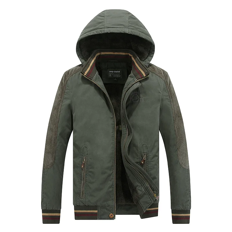 

Plus velvet short cotton-padded jacket men's cotton-padded clothes men's tide