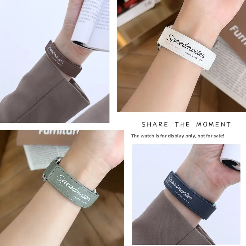 Original Design Unisex  Swatch Watch Strap Canvas Material Middle Light Glossy Medium Thickness Clasp Buckle Interface