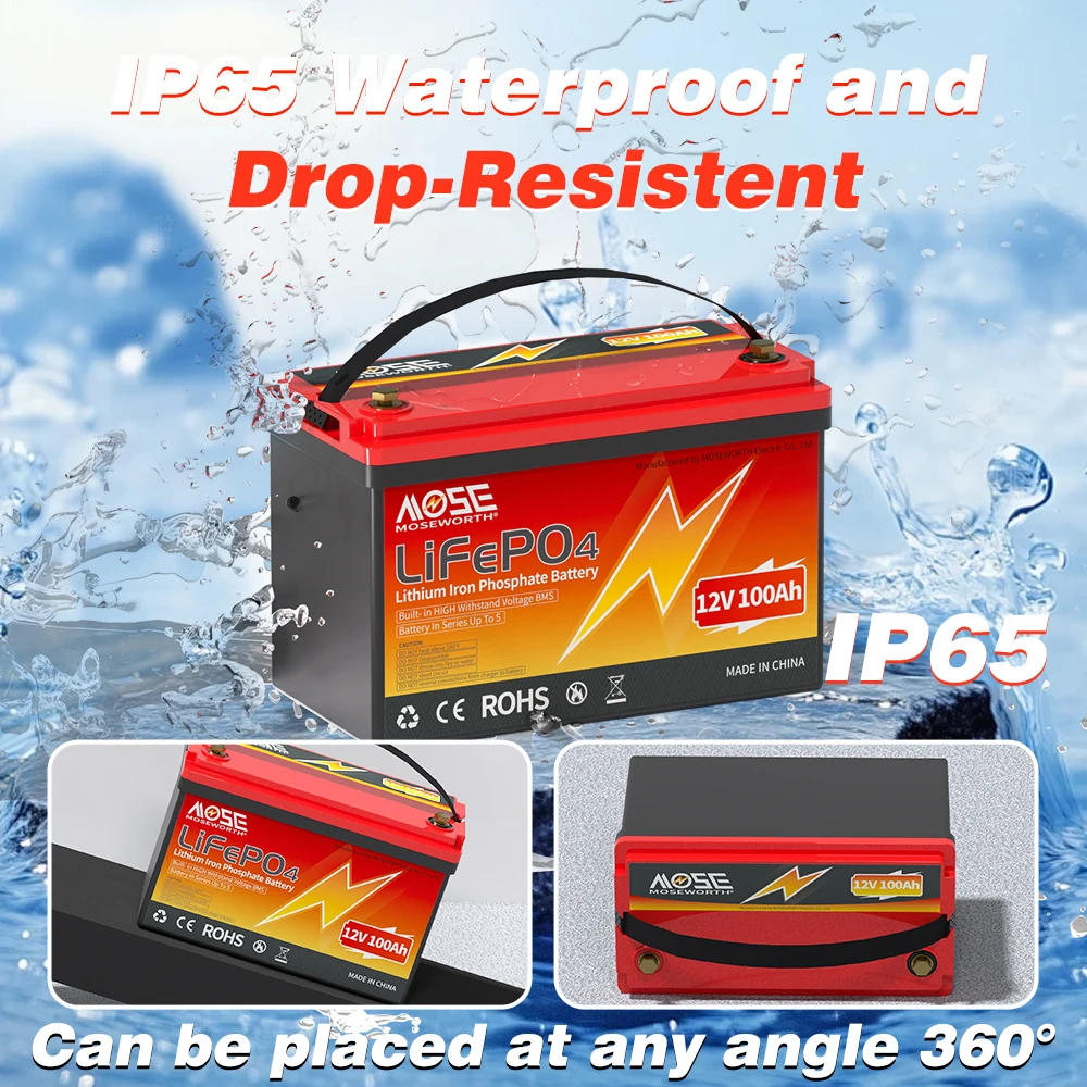Batterie aste au lithium fer Phxing, batterie veFePO4, BMS, 6Ah, 10Ah, 12Ah, 20Ah, 30Ah, 12V, 100Ah, 200Ah, 300Ah