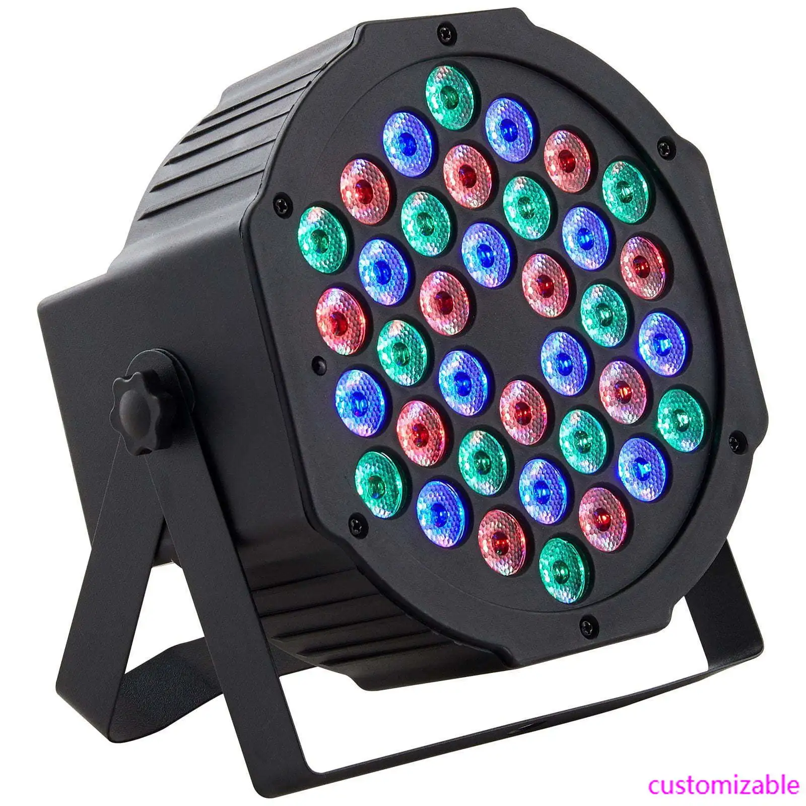 

36LED RGB сценический светильник PAR Light 7-режимный DMX Beam Disco Light для использования в помещении, 4 шт.