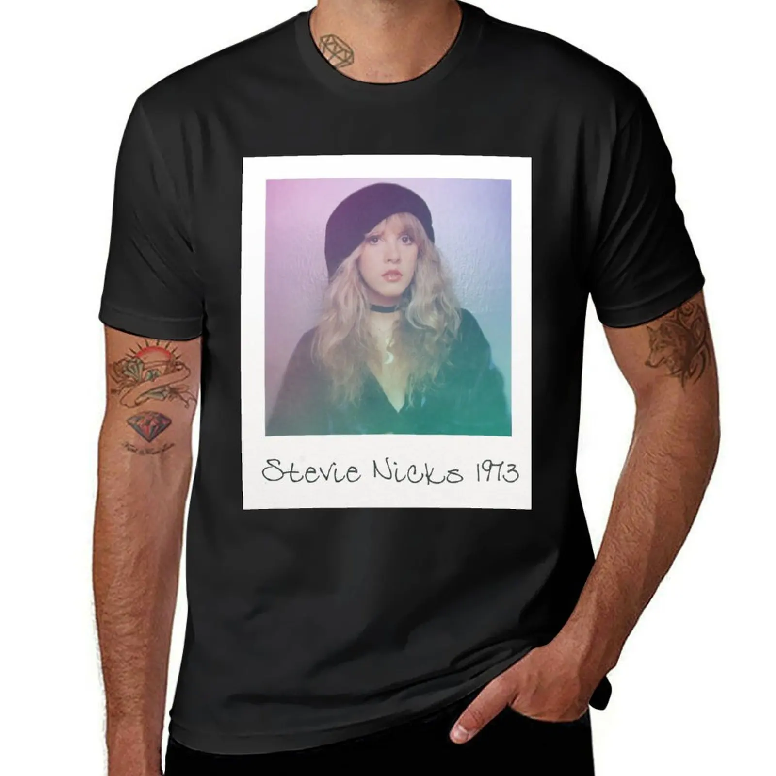 Stevie Nicks Tusk 1973 T-Shirt quick drying new edition mens clothes