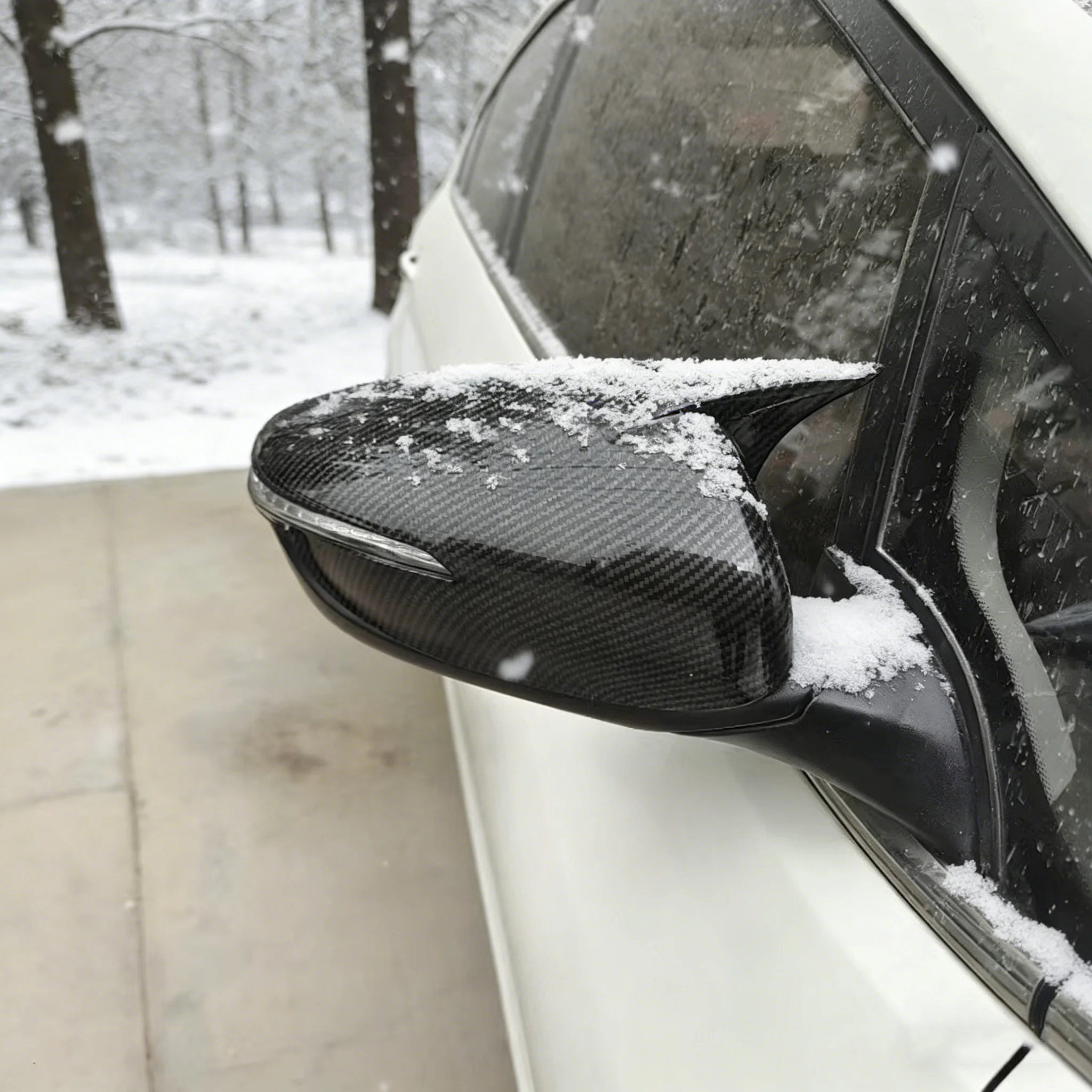 

Car Styling For KIA Seed 2013-2017 Rearview Mirror Cover Cap Trim Decorative Auto Parts Accessories