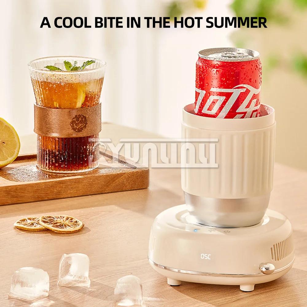 

Portable 400ml Smart Refrigeration Cup Iced Cooling Cup Hot & Cold Cup Use For Home And Office