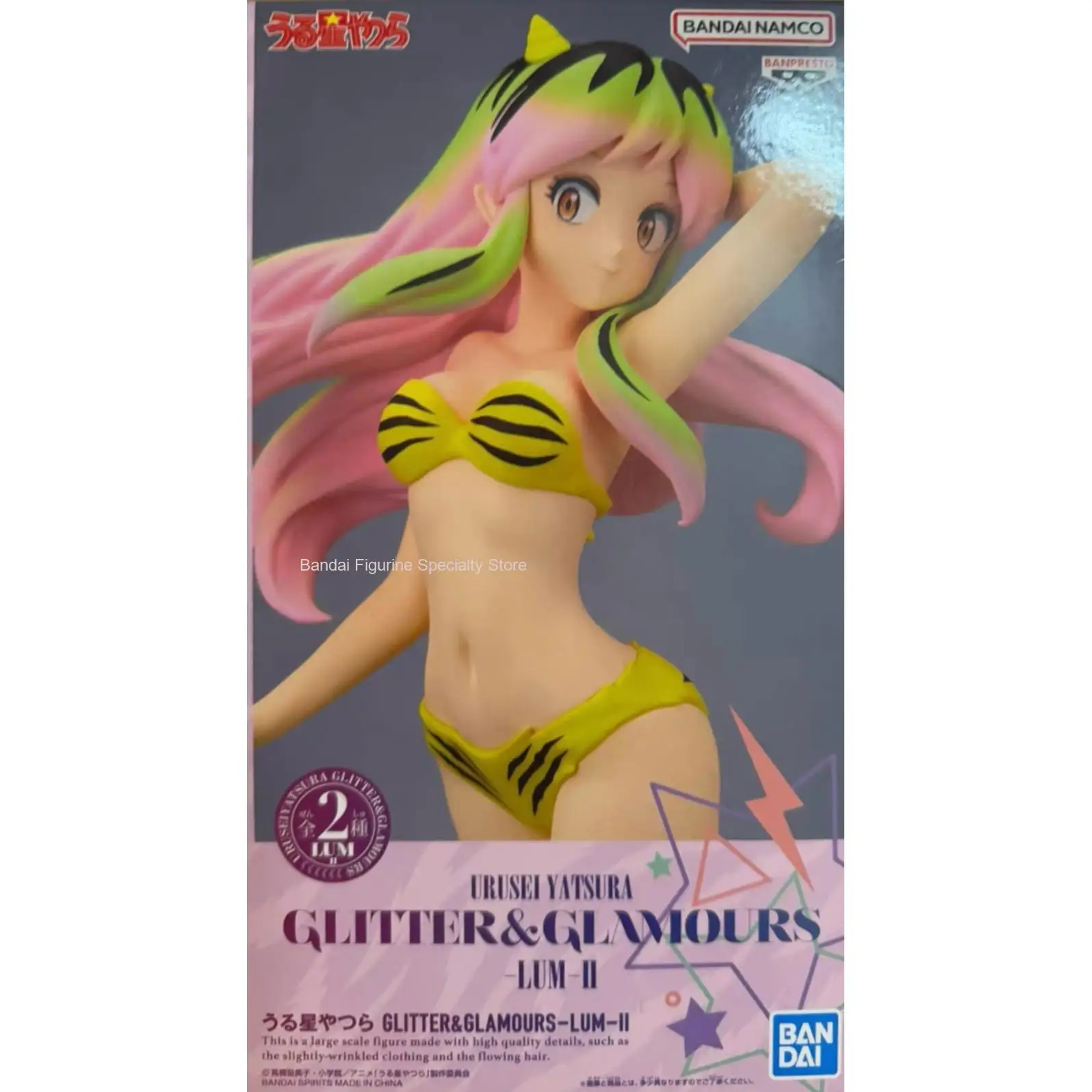 In Stock 100% Original Bandai Banpresto Urusei Yatsura Lum Action Figure Model Doll Brand New Boxed Animation Peripherals Garage