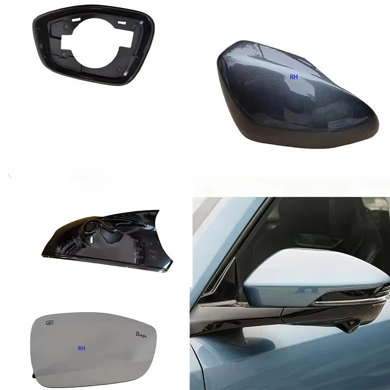 

For Changan Uni-k 2022 - 2025 Car Left right side mirrors car rearview mirror shells lens frame