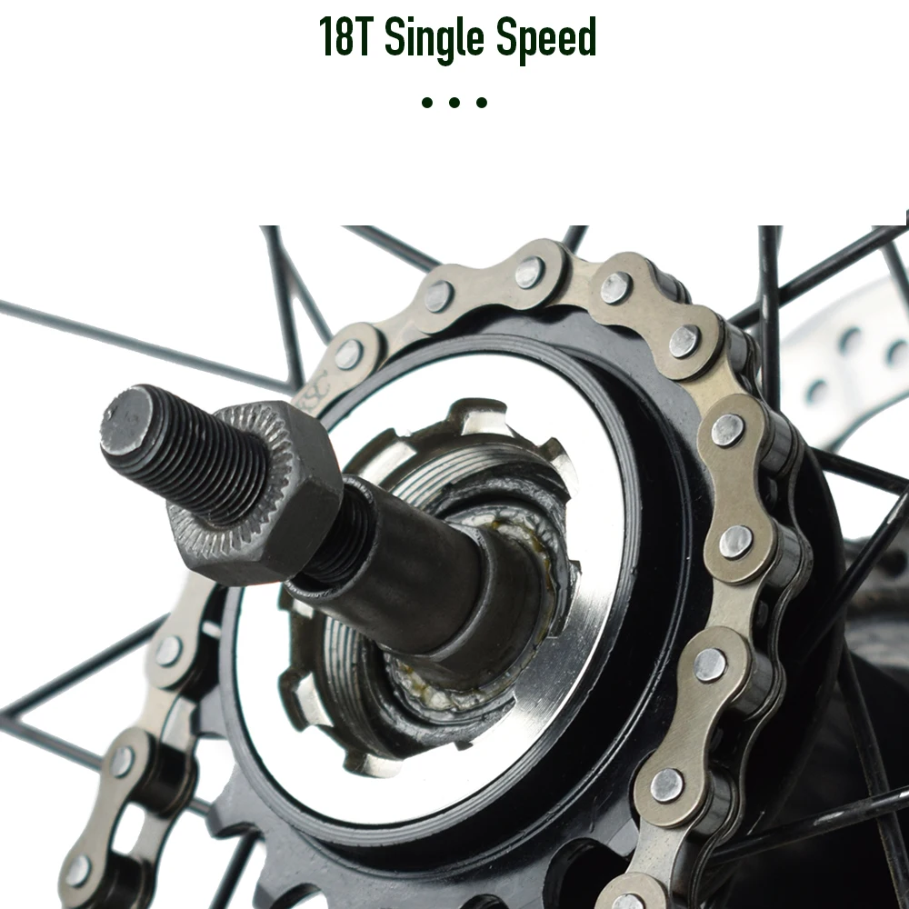 1 Stück 18T VG SPORTS Single Speed Fahrradfreilauf Kompatibel mit 1 Speed Fahrradfreilauf Gewinde Freilauf Ersatzteile – Detail 15