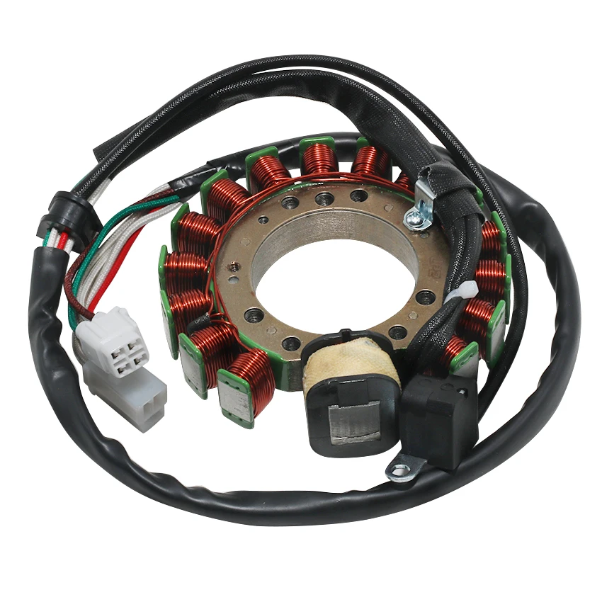 Stator-Ladespule für Yamaha YFM350 Big Bear Wolverine 350 ATV Quad Offroad, elektrisches Ersatzteil 4KB-85510-11 / 4KB-85510-12 – Detail 3
