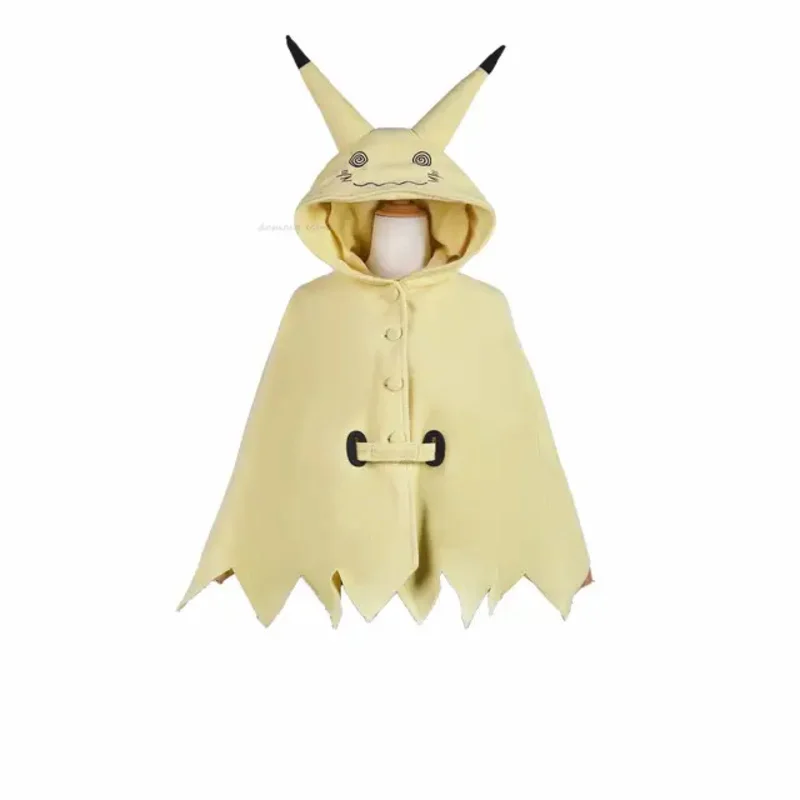 Mimikyu traje de dibujos animados mujer pijama anime capa vestido disfraz capa de Halloween para adultos lindo pijama