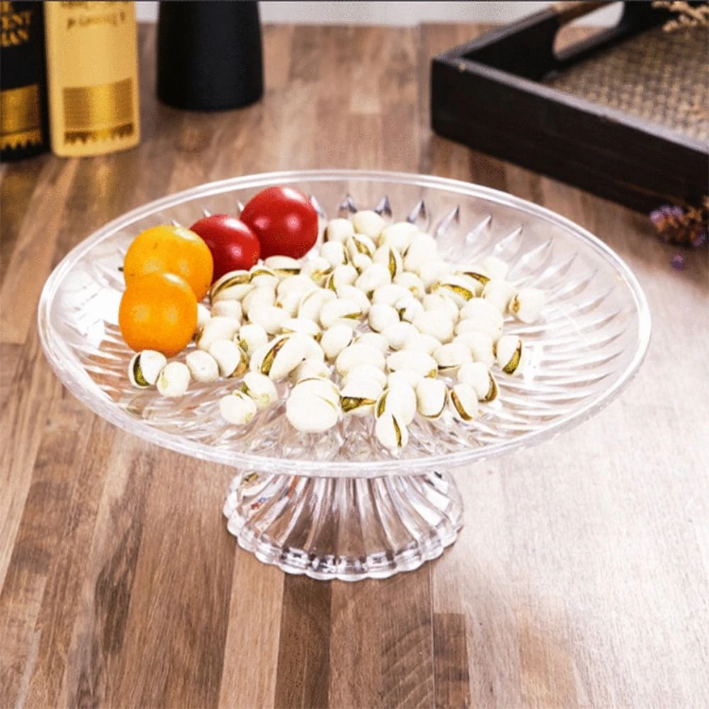 Round Kitchen Supplies For Ktv Display Food Baking Cakes Afternoon Tea Dessert Plate Fruit Plate Food Sampling Tray Tray Stand