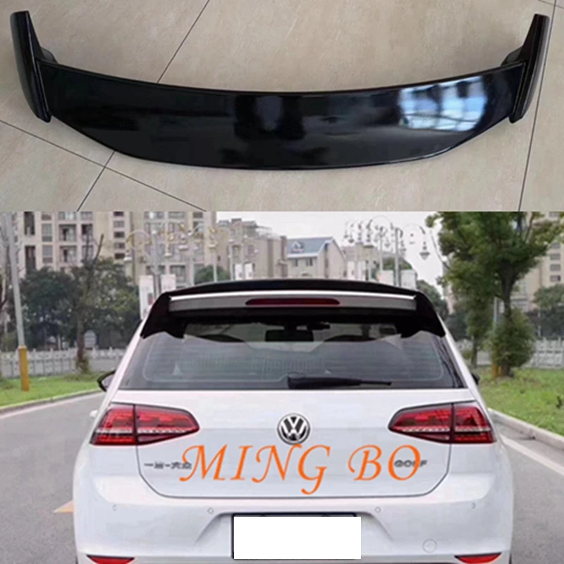 For  Volkswagen Polo Car Black Top Wing Roof Spoiler ABS Material 2010 20211 2012