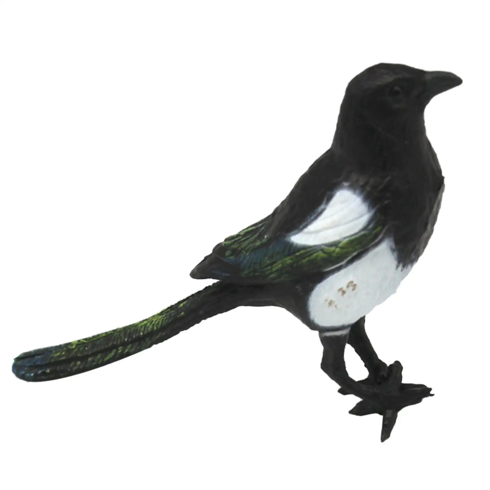 Magpie Simulation Bird Artificial Bird for Micro Landscape Yard Art Lawn