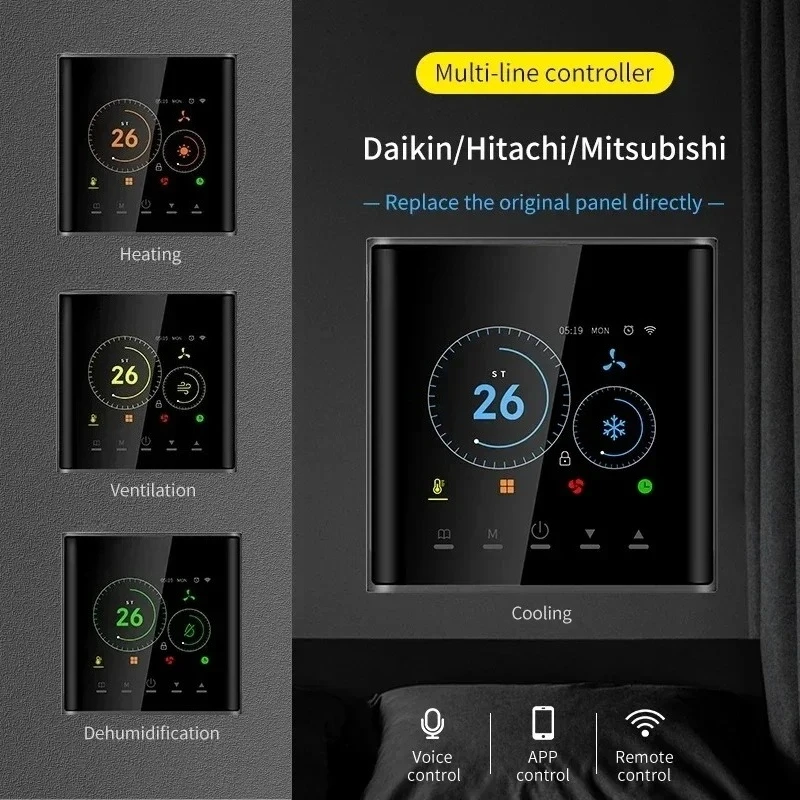 VRF Daikin Hitachi  Heavy Industries Tuya wifi Air Conditioner Smart Thermostat For Google Home Alexa DuerOS WIFI