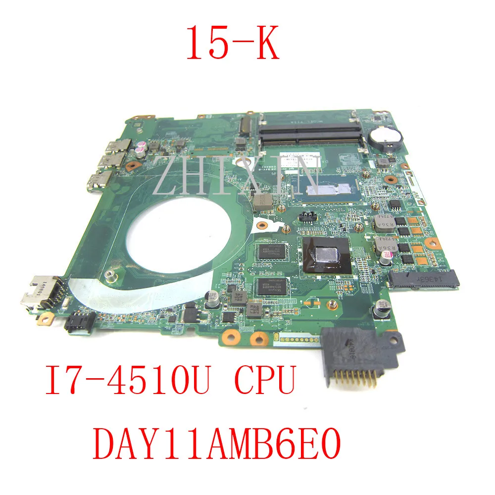 yourui For HP ENVY 15-K Laptop Motherboard w/ i7-4510U CPU  766592-601 766592-501 766592-001 DAY11AMB6E0 840M GPU mainboard