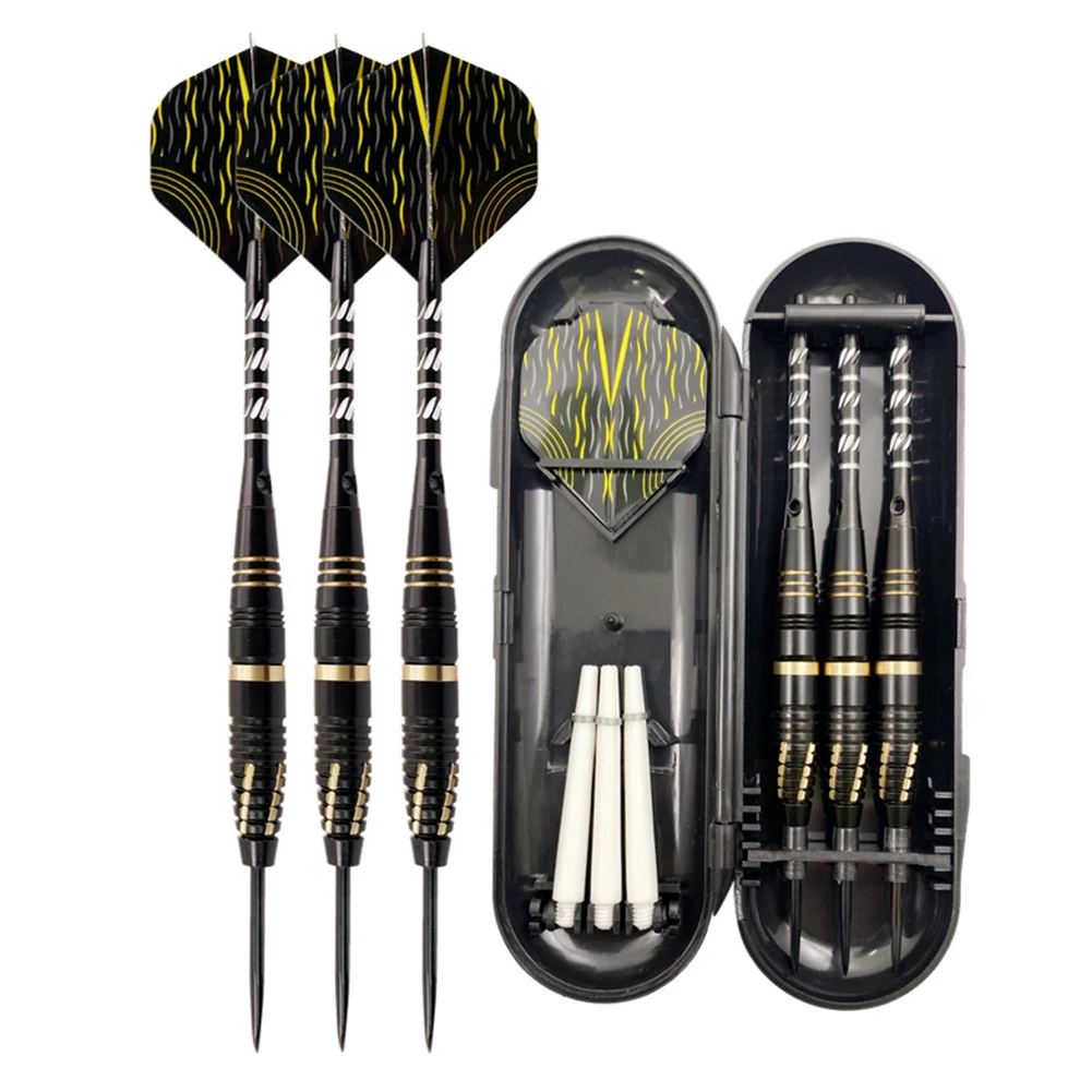

3pcs/Set Throwing Hard Dart Lightweight Needle Tip Darts Portable Replaceable Multipurpose with Storage Case for Amusement Games