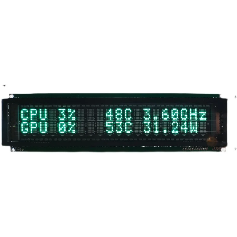 7.87 Inch VFD Display Screen VFD2002 Module Module Chassis Secondary Screen AIDA64 Performance Monitor