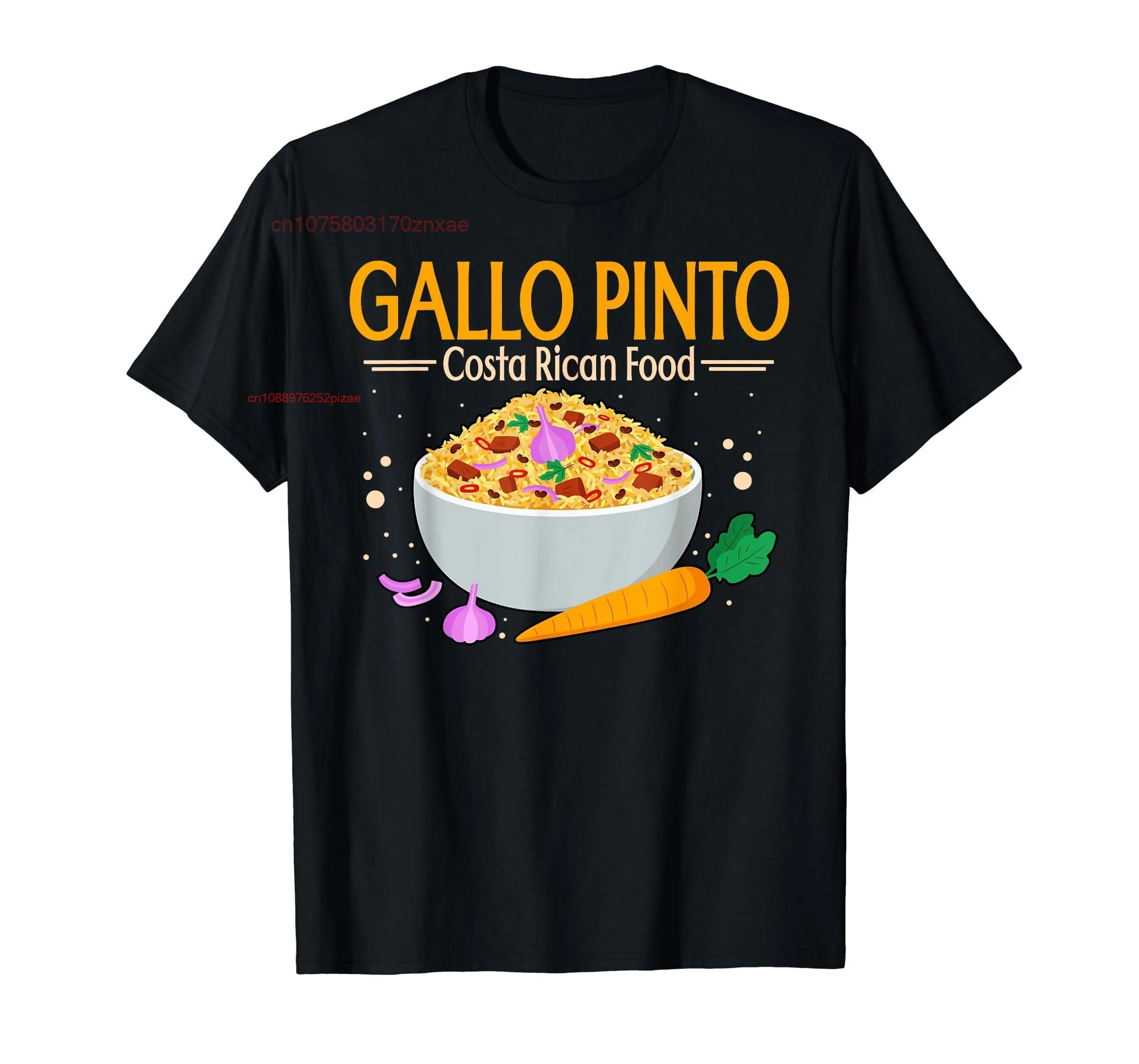 100% Cotton Gallo Pinto Costa Rica Souvenir Cool Central America Food T-Shirt MEN WOMEN UNISEX T Shirts Size S-6XL