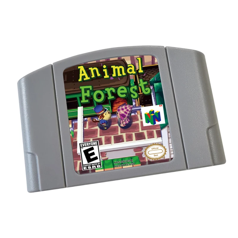 Картридж для видеоигр Animal Forest — совместимая модель N64 — английский — американская версия