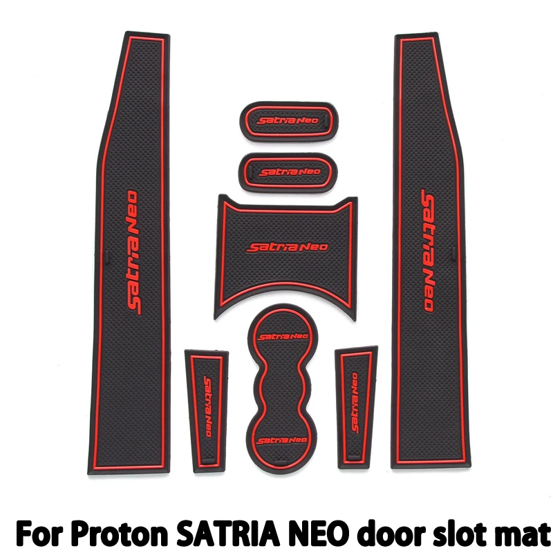 Suitable for Proton SATRIA NEO door slot mat modification water cup slot mat dust and drying decoration anti-slip mat
