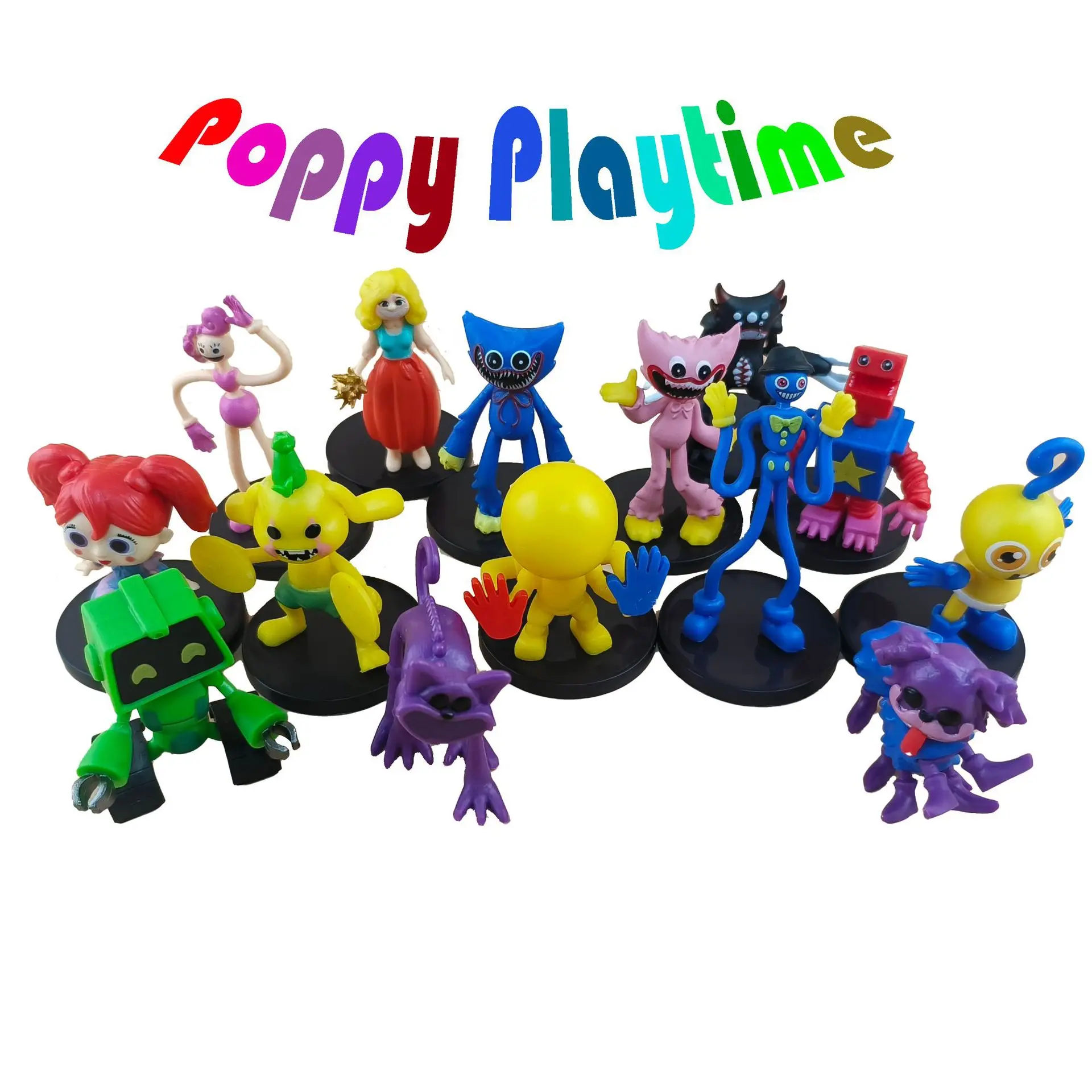 Poppy PlaytimeQ Handheld Game Desktop Decor Table Set Doll Model Doll Children's Gift Room Decoration Anime Fashion Toys